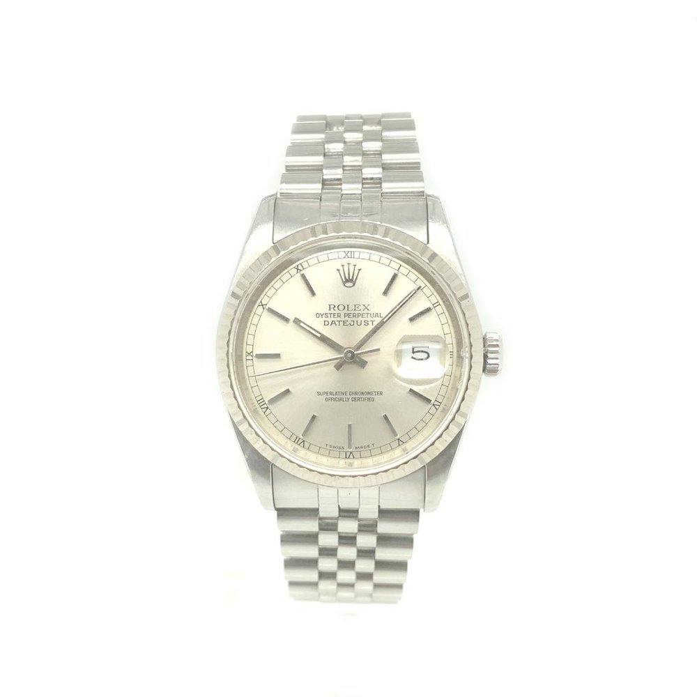 Rolex Datejust 16234 Silver Index Dial